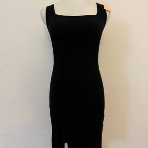 Popilush Built-In Shapewear Wide Straps Mini Lounge Dress - BLACK - M